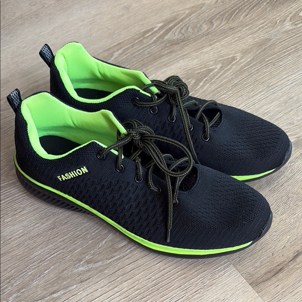 Black and Green Men's Shoes